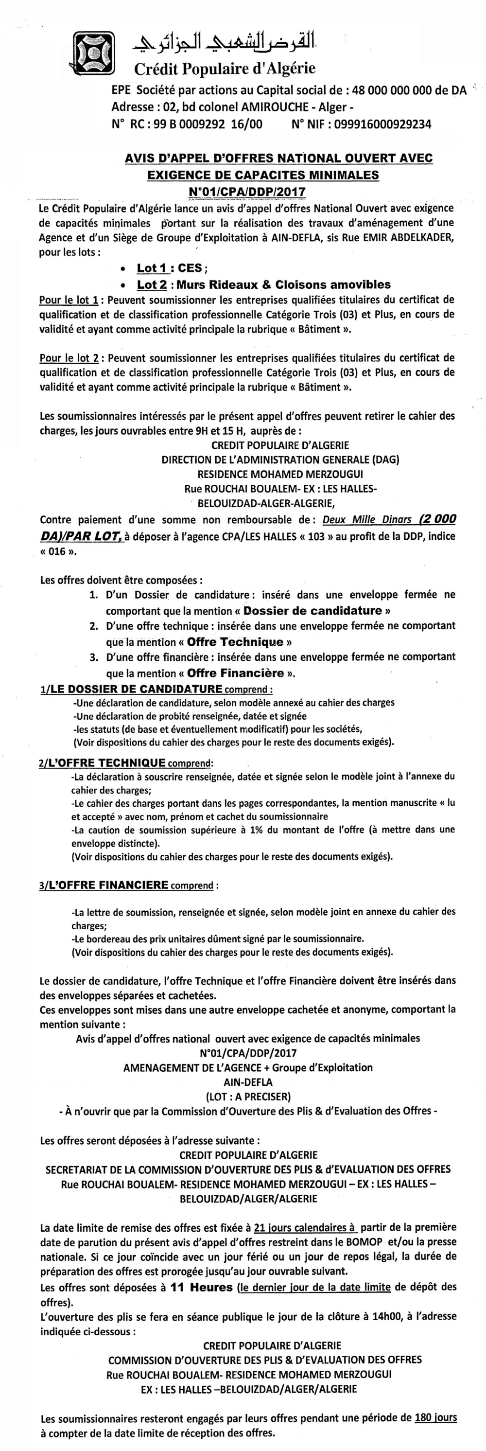 LE SOIR D'ALGERIE
