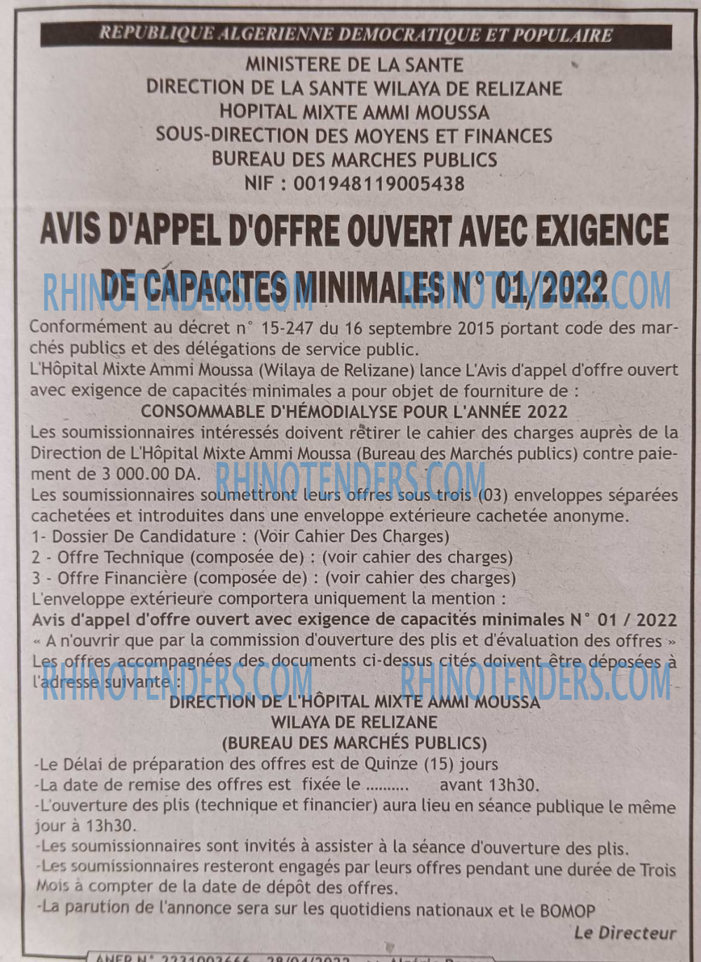 ALGERIE PRESSE