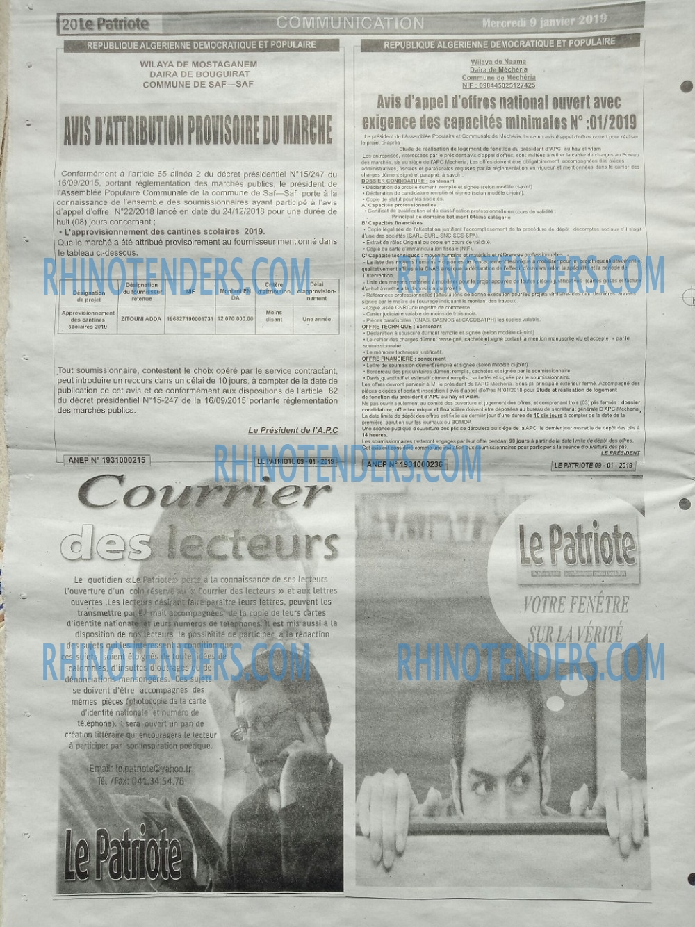 LE PATRIOTE