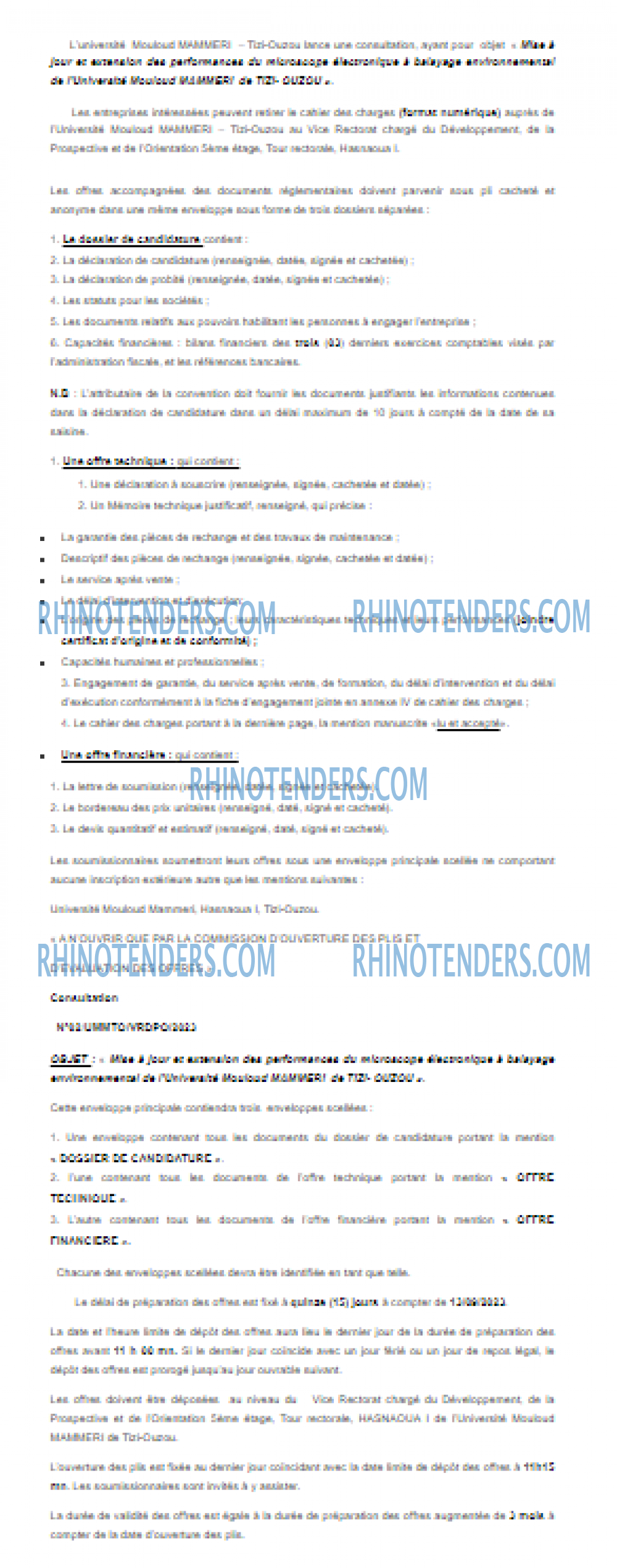 Rhinotenders