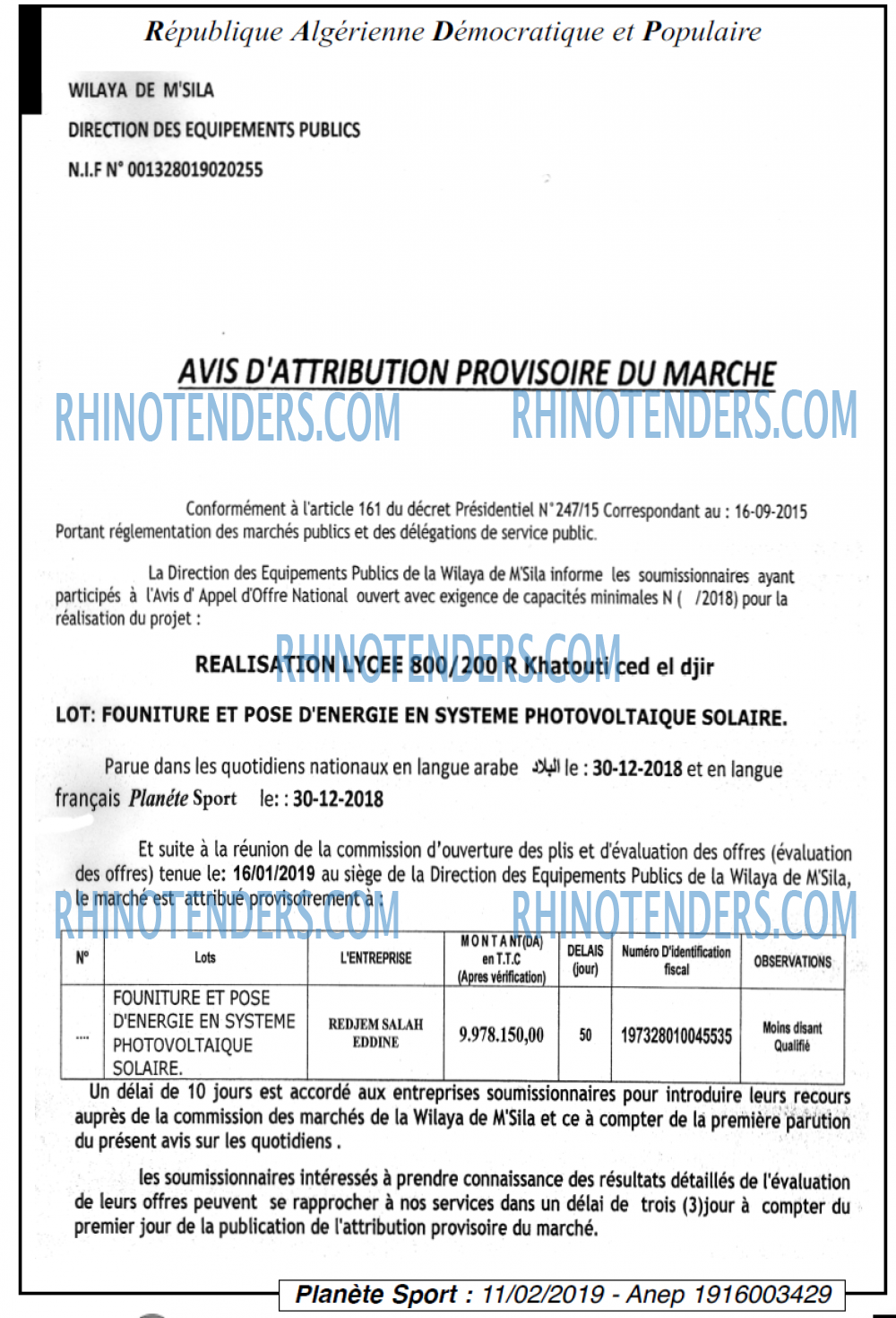 PLANETE SPORT