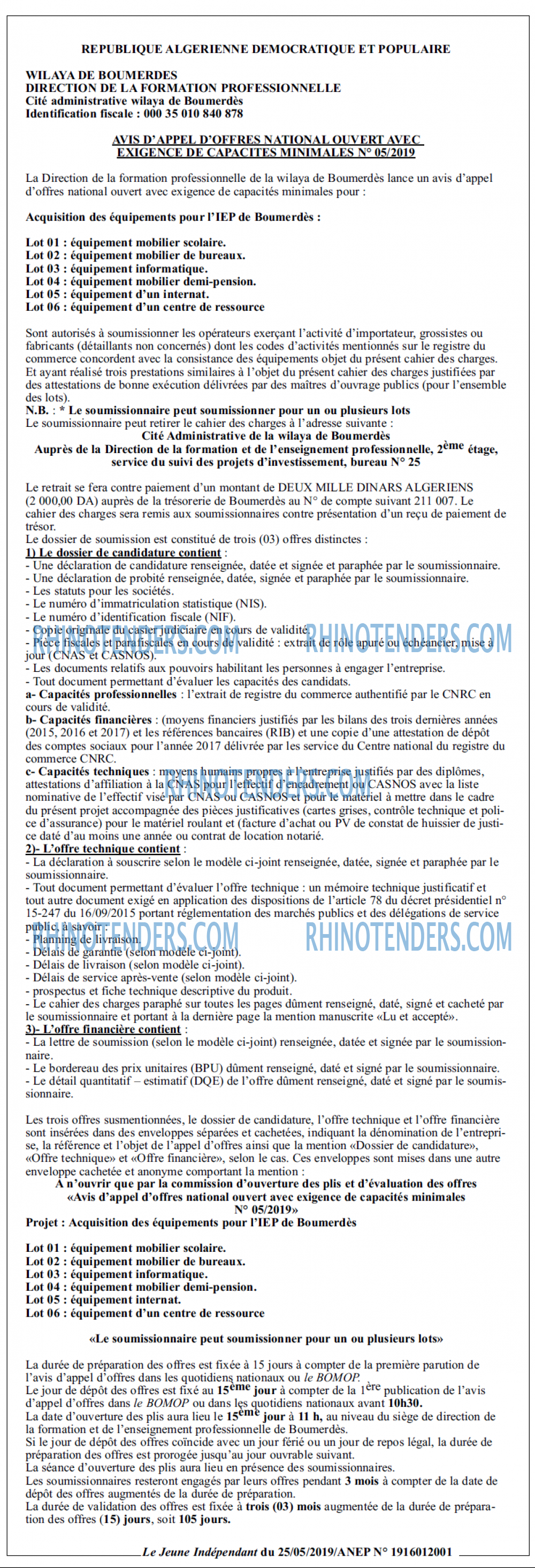 Jeune Independant