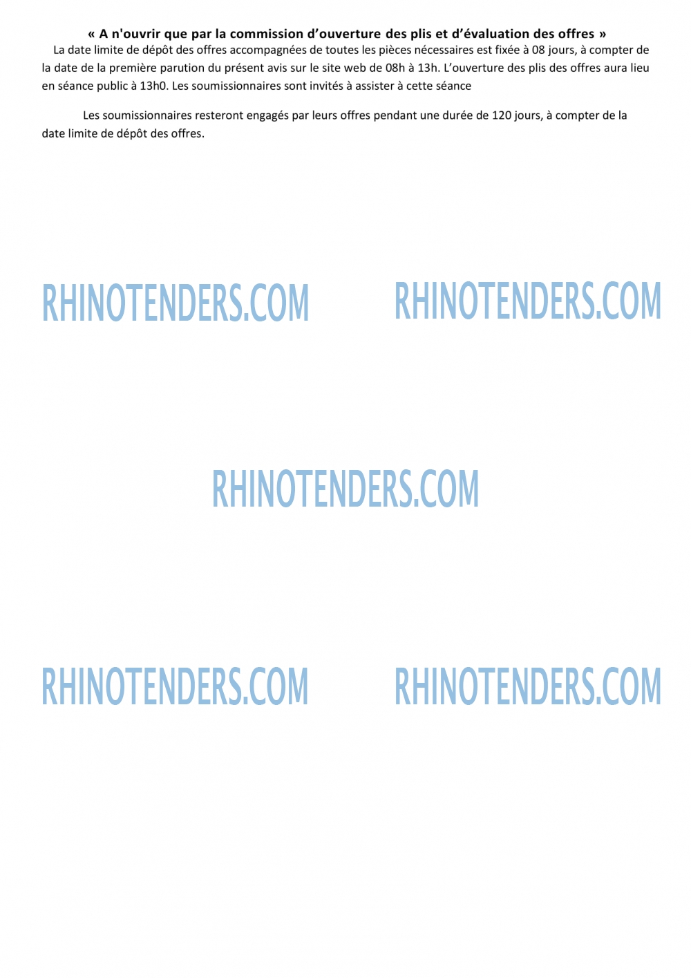 Rhinotenders