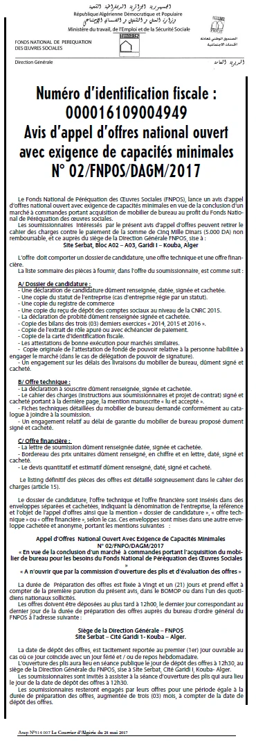 Le Courrier d'Algerie