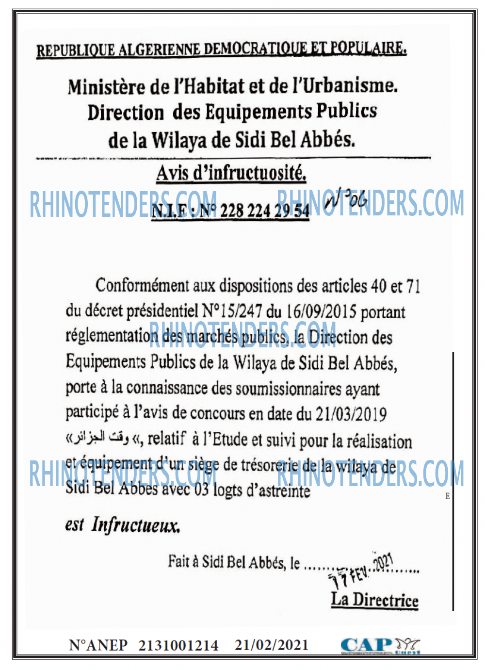 CAP OUEST