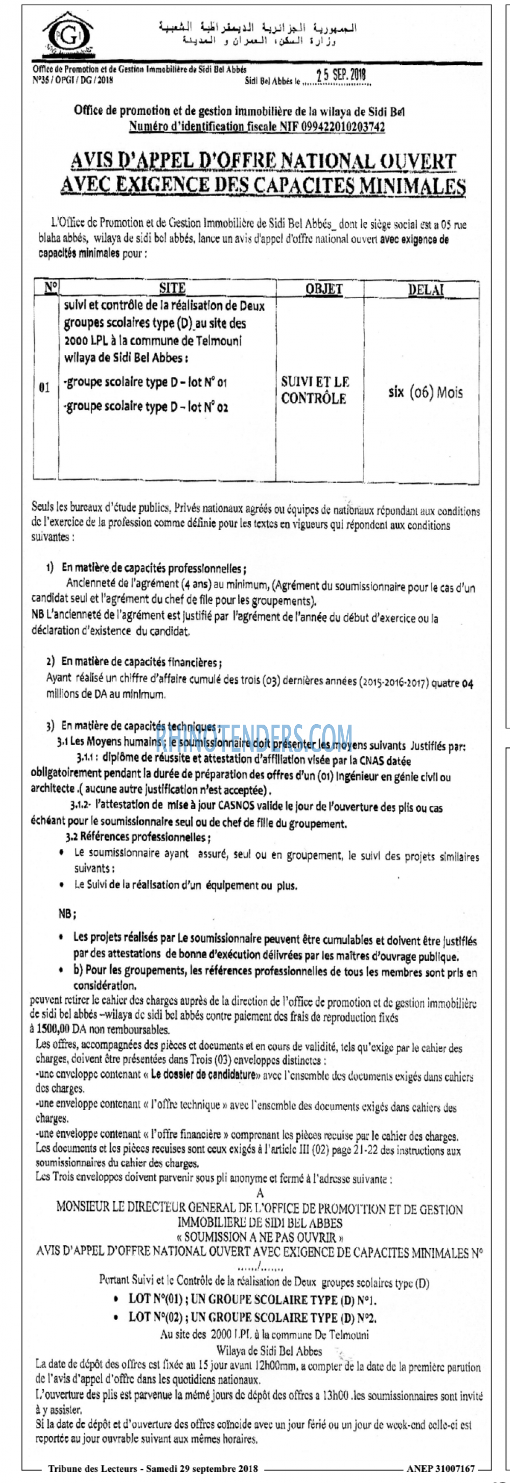 TRIBUNE DES LECTEURS