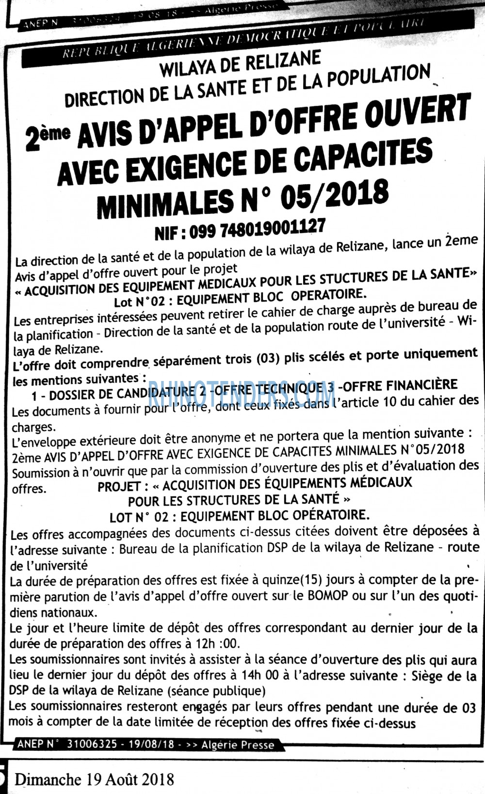 ALGERIE PRESSE