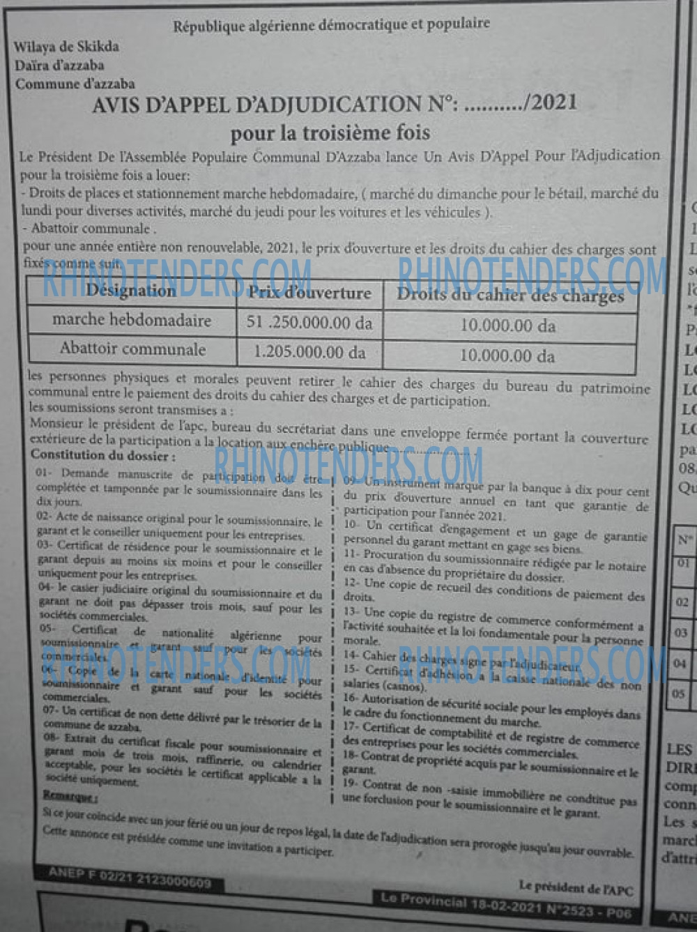 LE PROVINCIAL