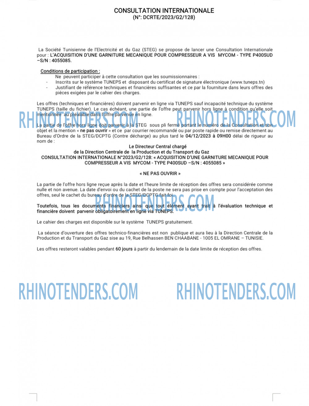 Rhinotenders