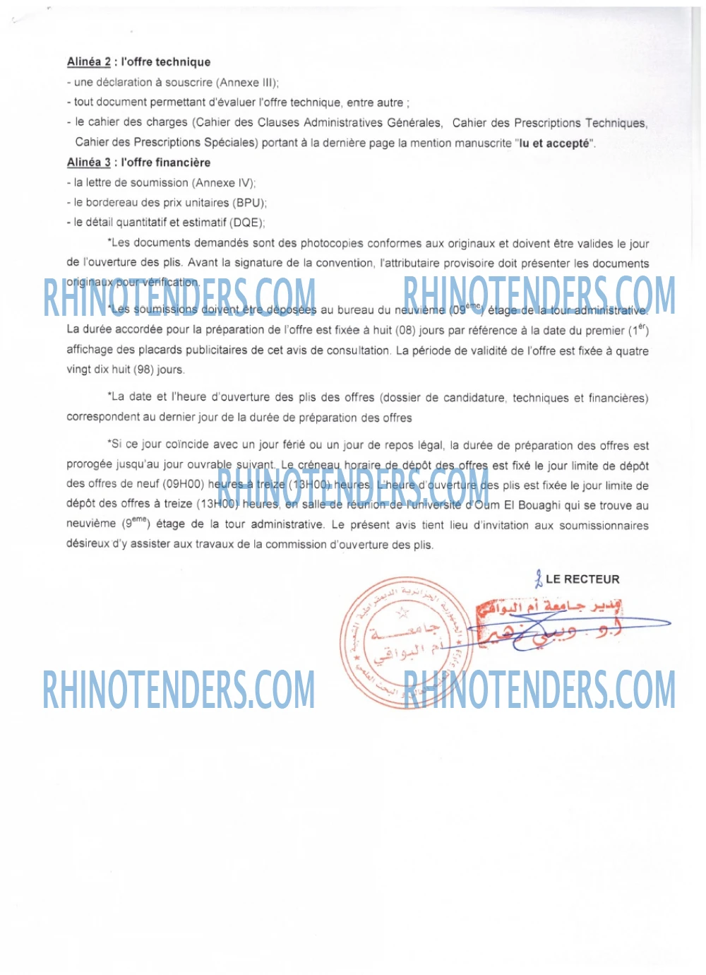 Rhinotenders