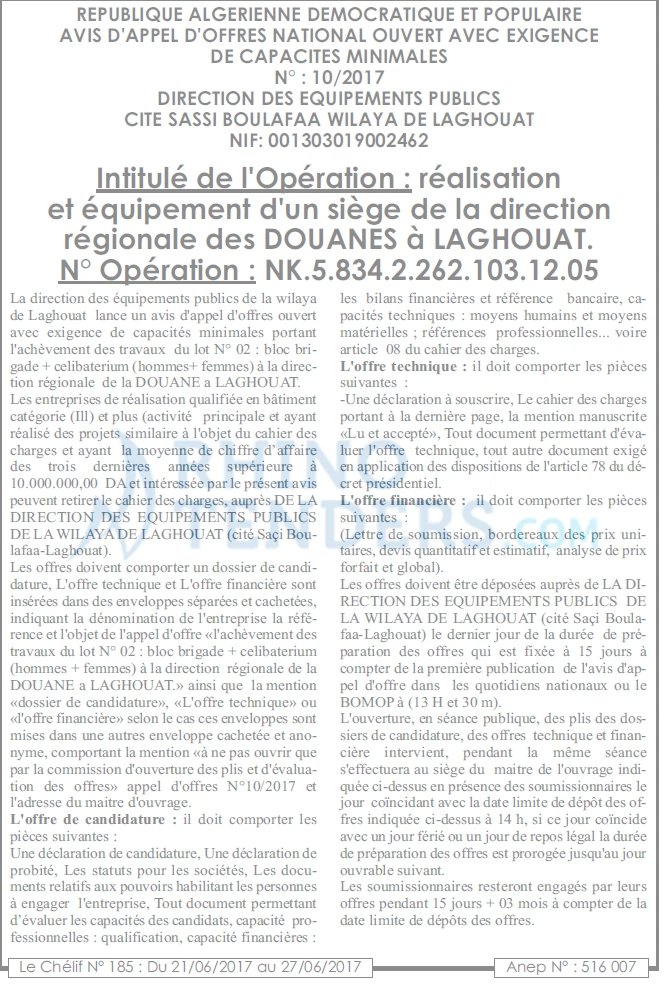 Le chélif