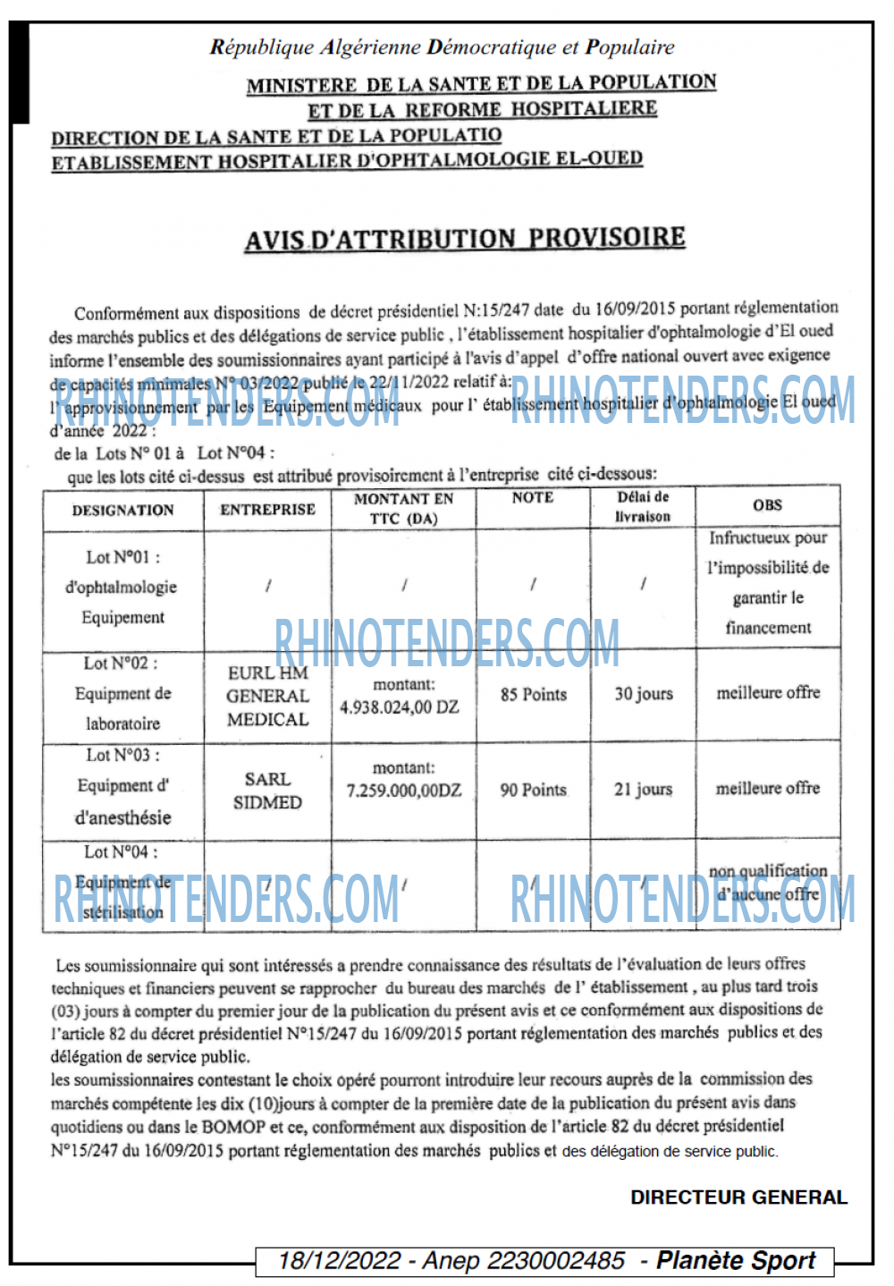 PLANETE SPORT