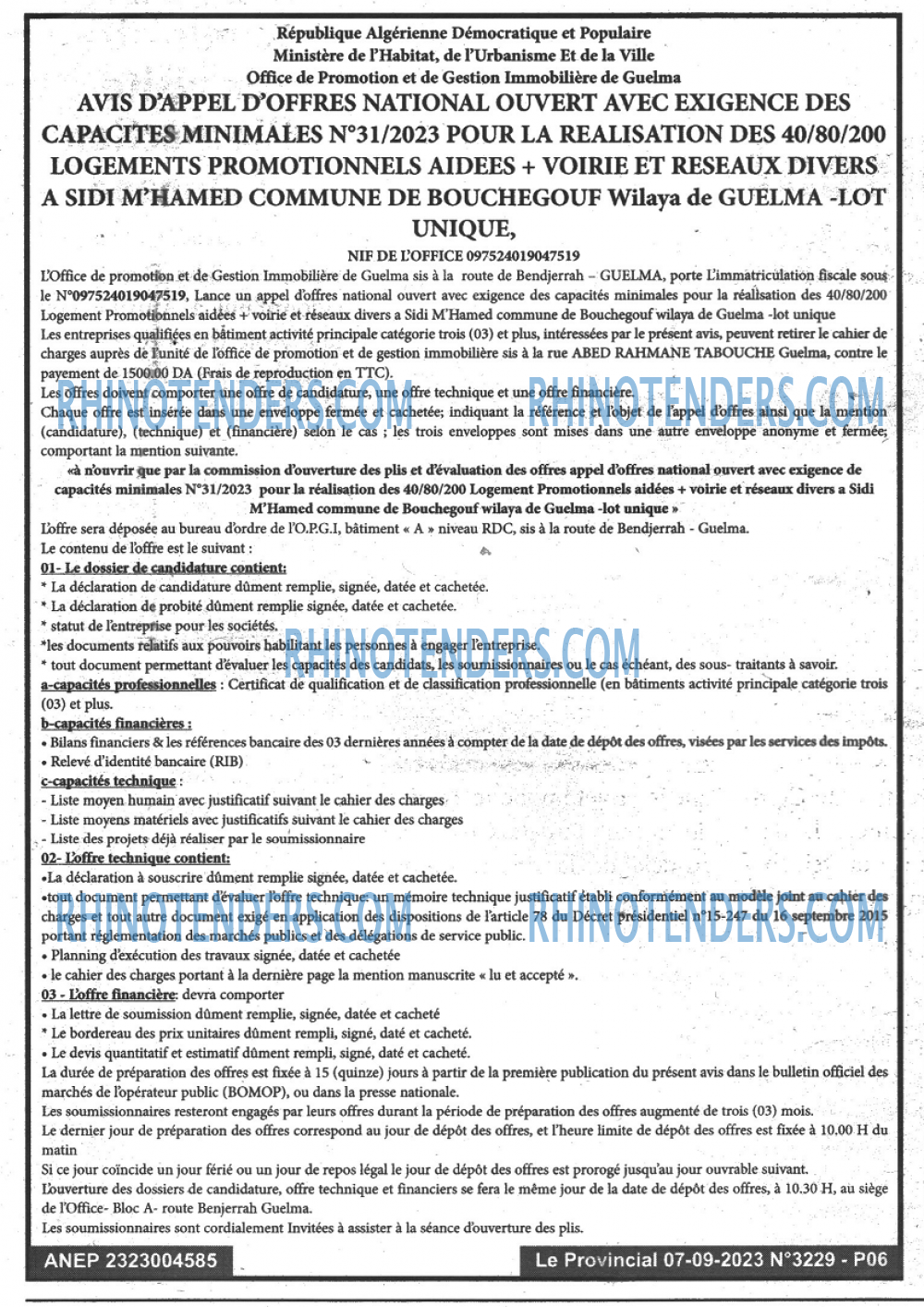 LE PROVINCIAL