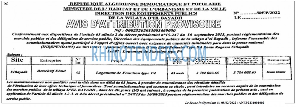 Jeune Independant