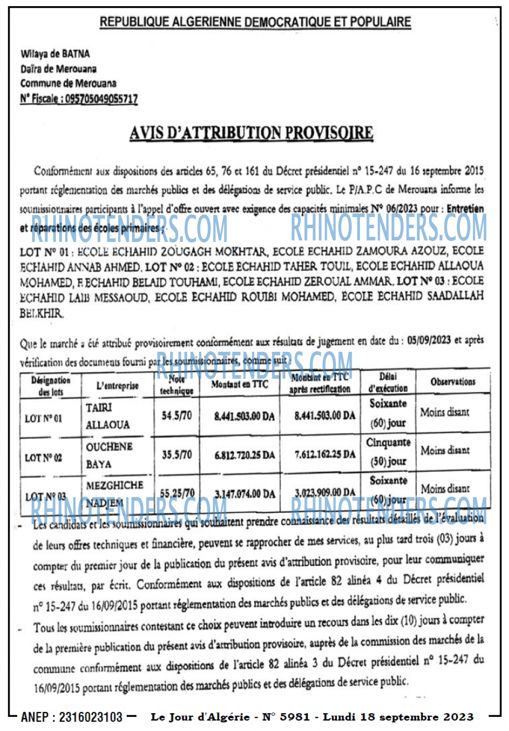 Le Jour d'Algérie