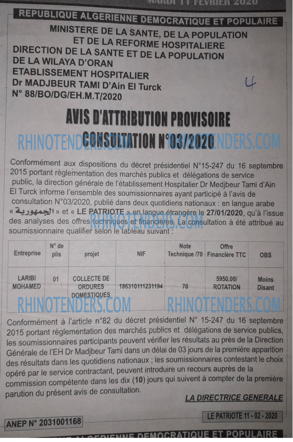 LE PATRIOTE