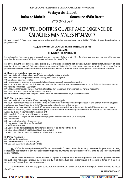 ouest TRIBUNE