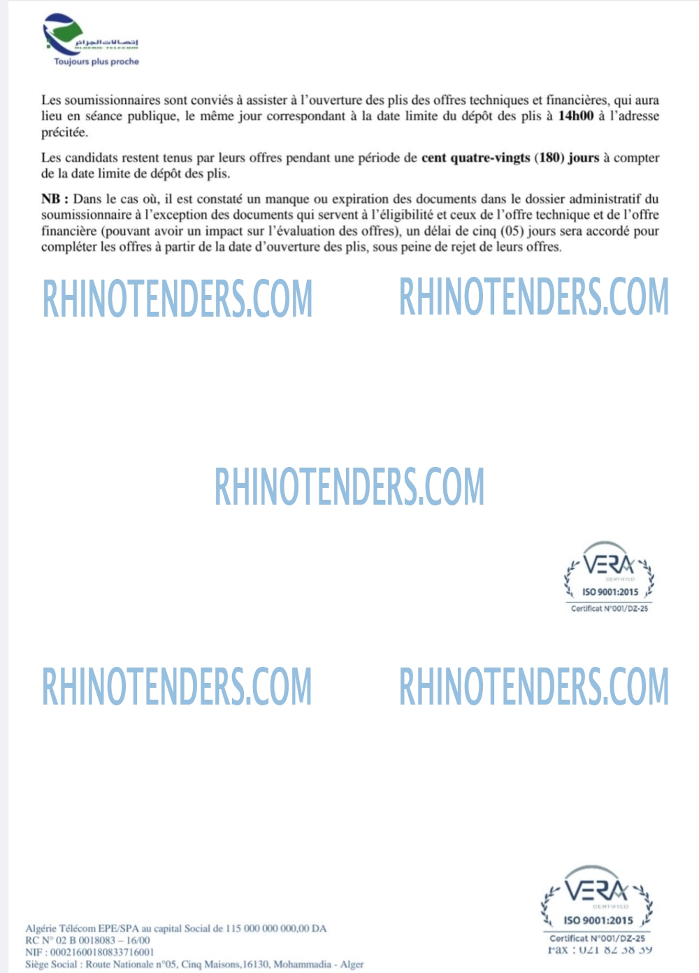 Rhinotenders