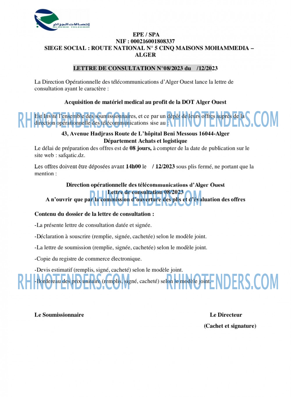 Rhinotenders