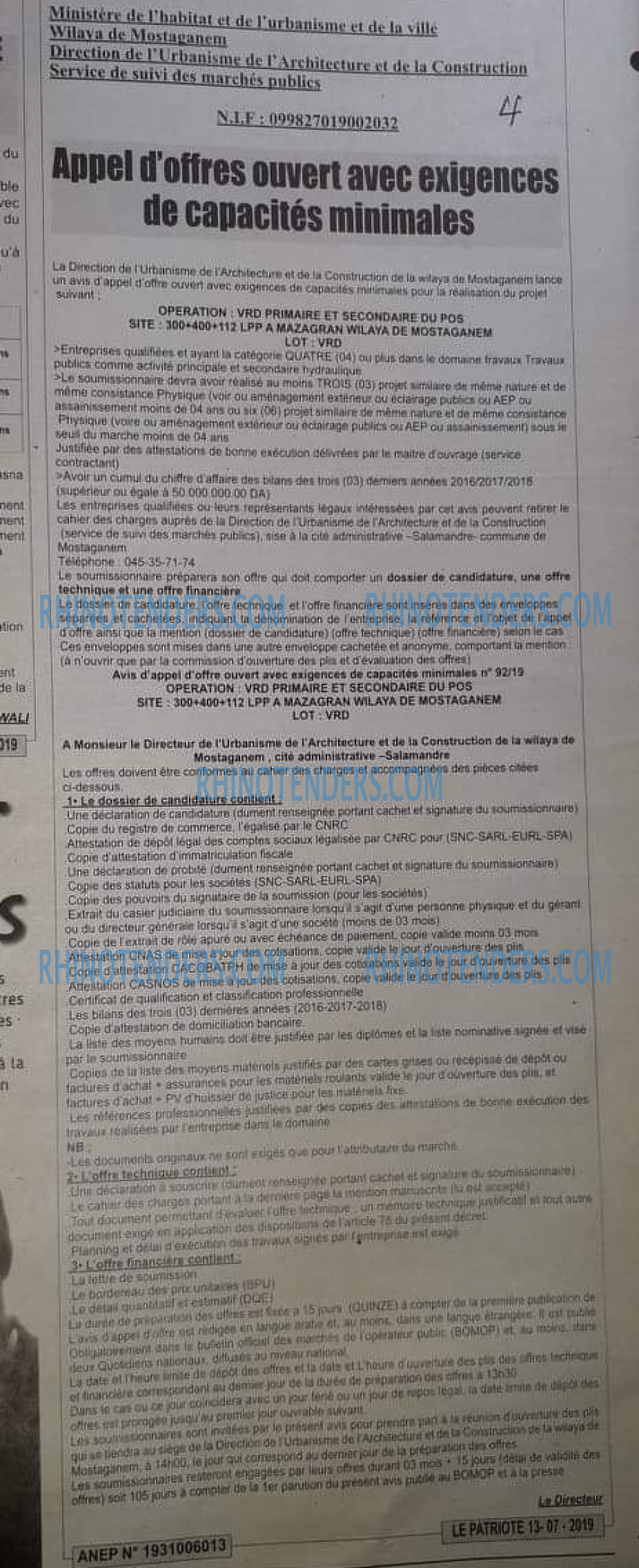 LE PATRIOTE