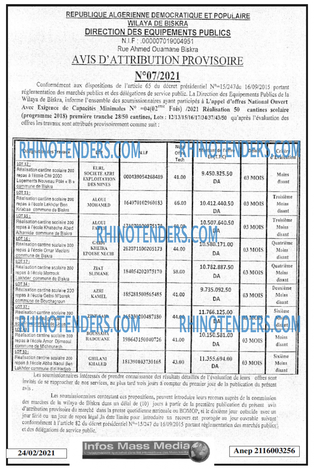 Infos Mass Media