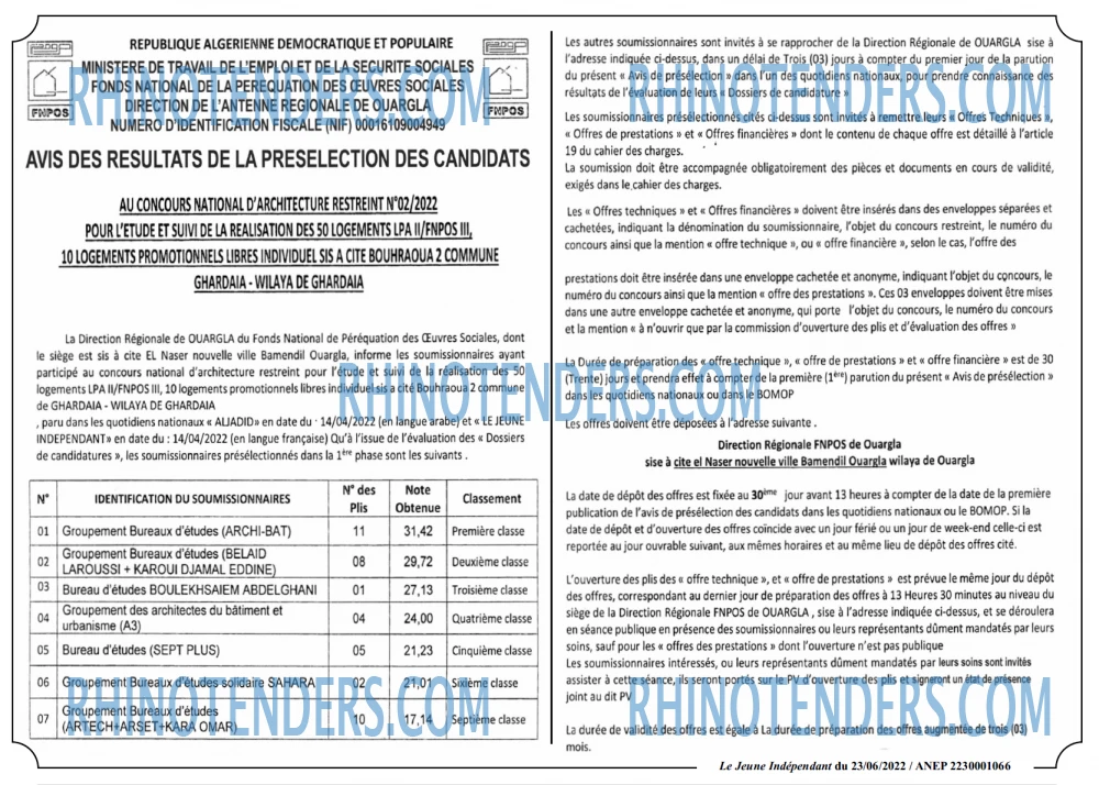 Jeune Independant