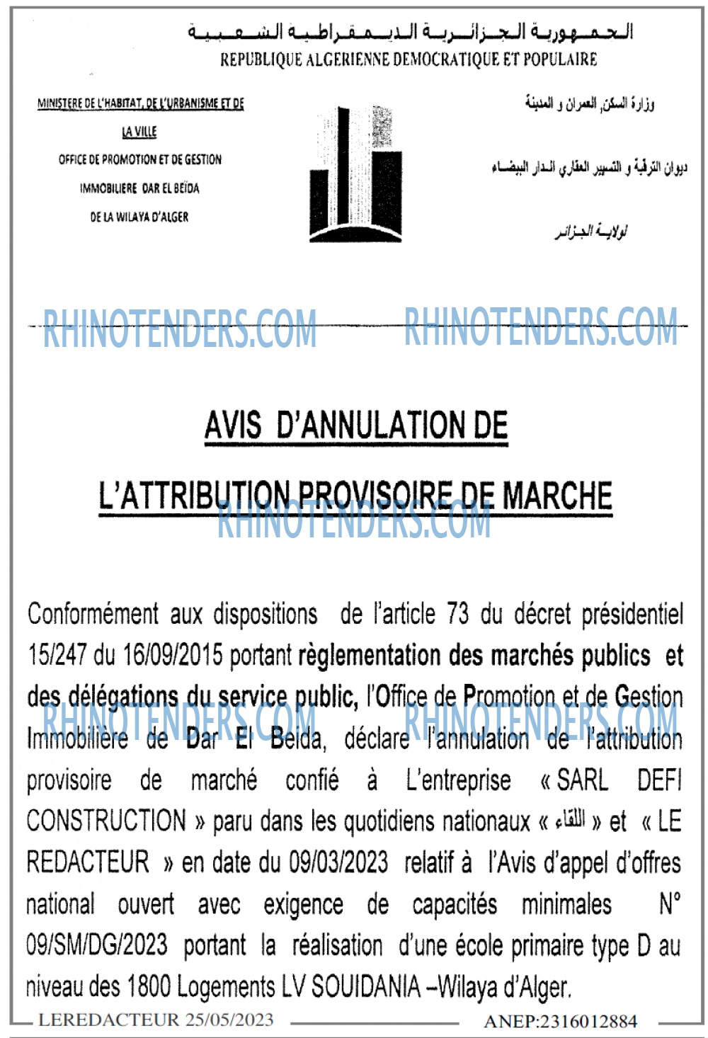 LE REDACTEUR
