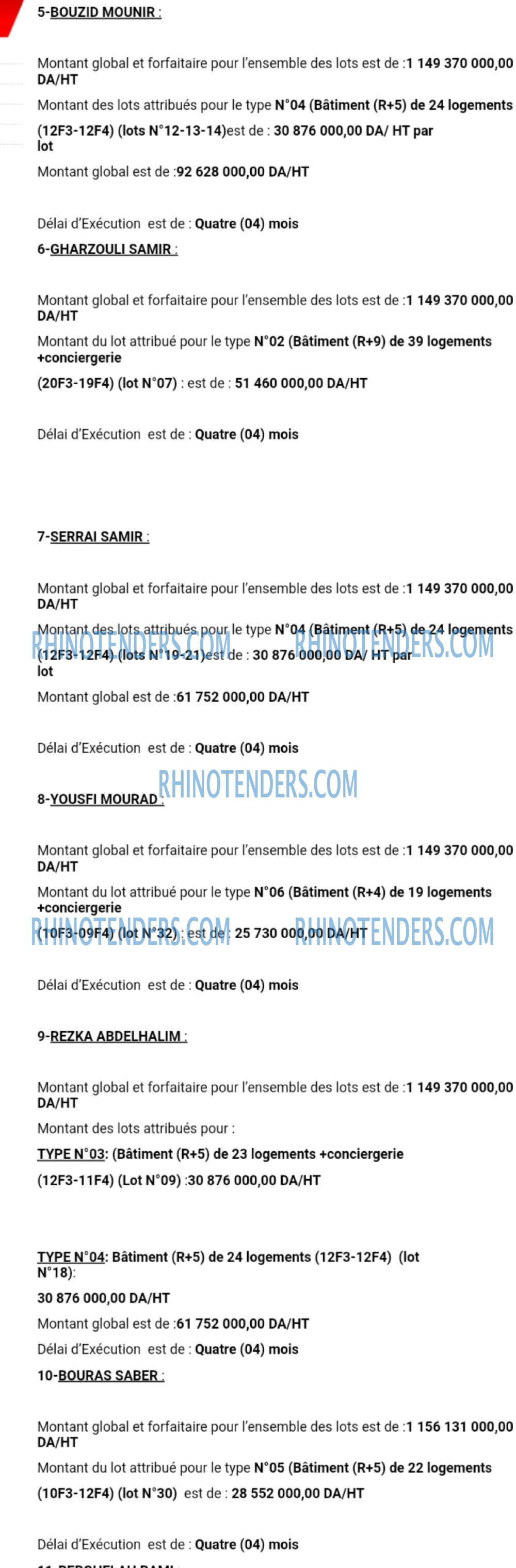 Rhinotenders