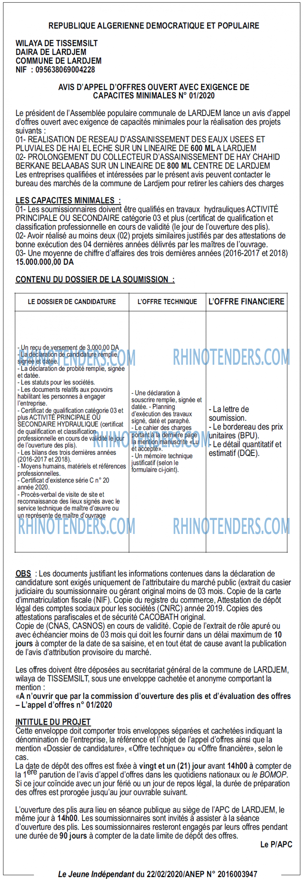 Jeune Independant