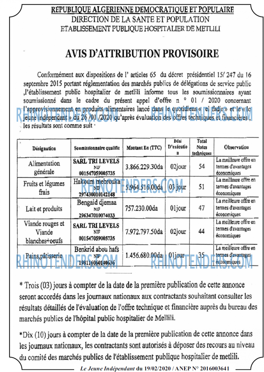 Jeune Independant