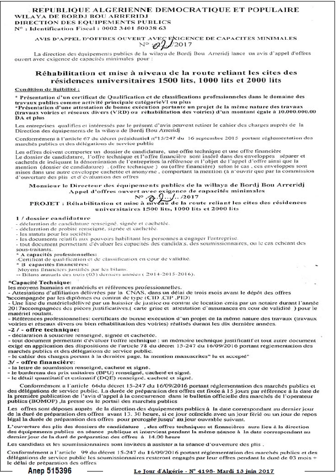 Le Jour d'Algérie