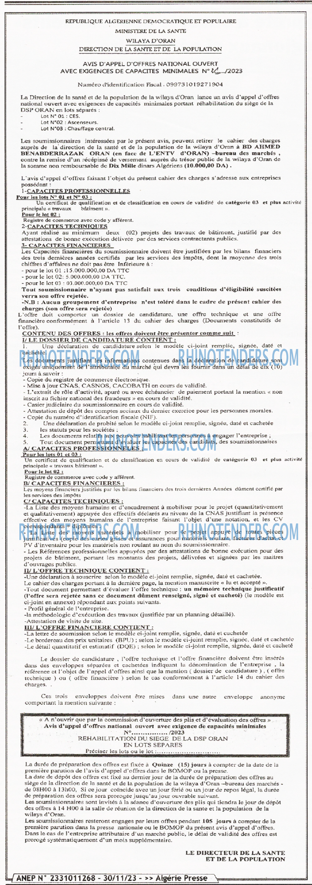 ALGERIE PRESSE