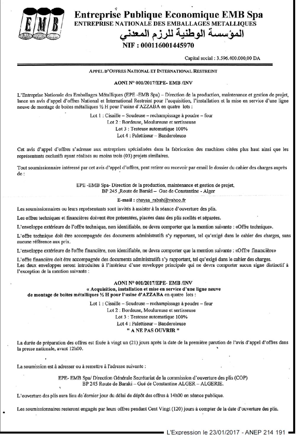L'EXPRESSION