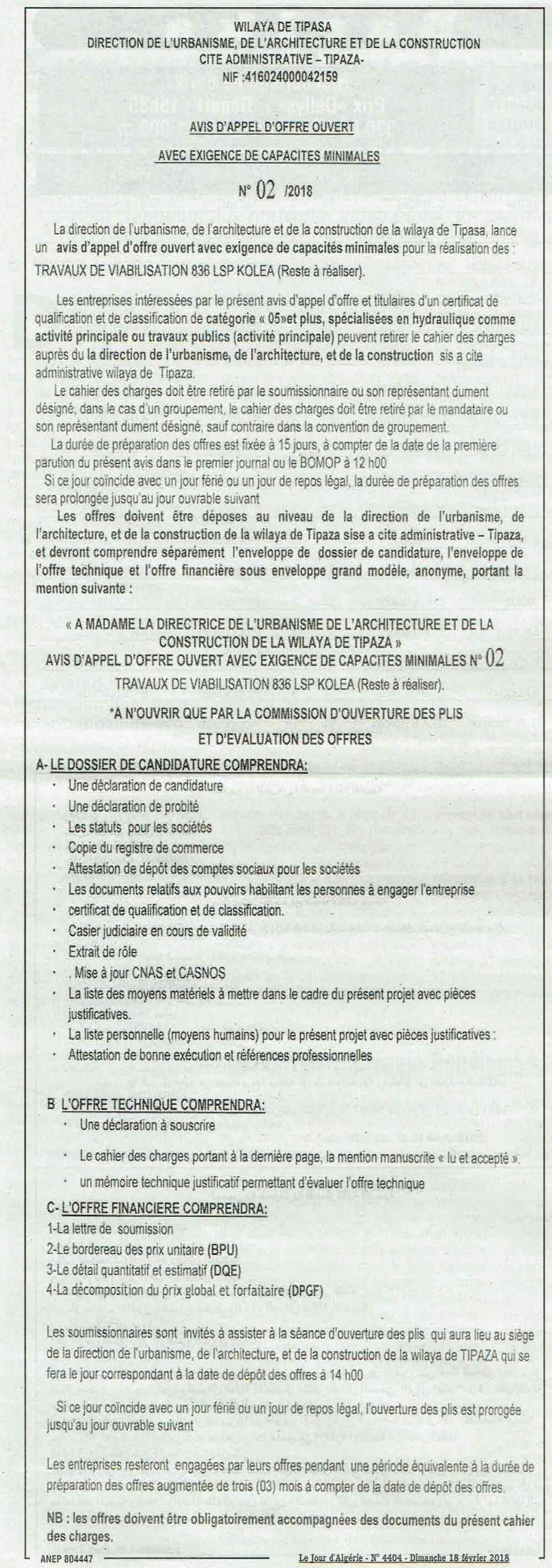 Le Jour d'Algérie