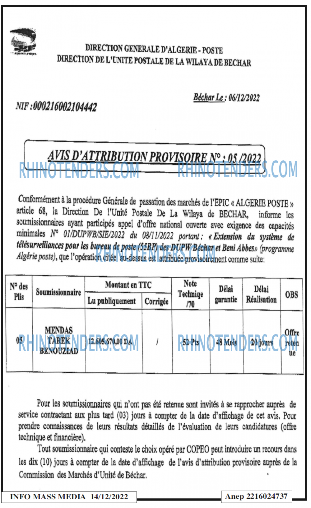 Infos Mass Media