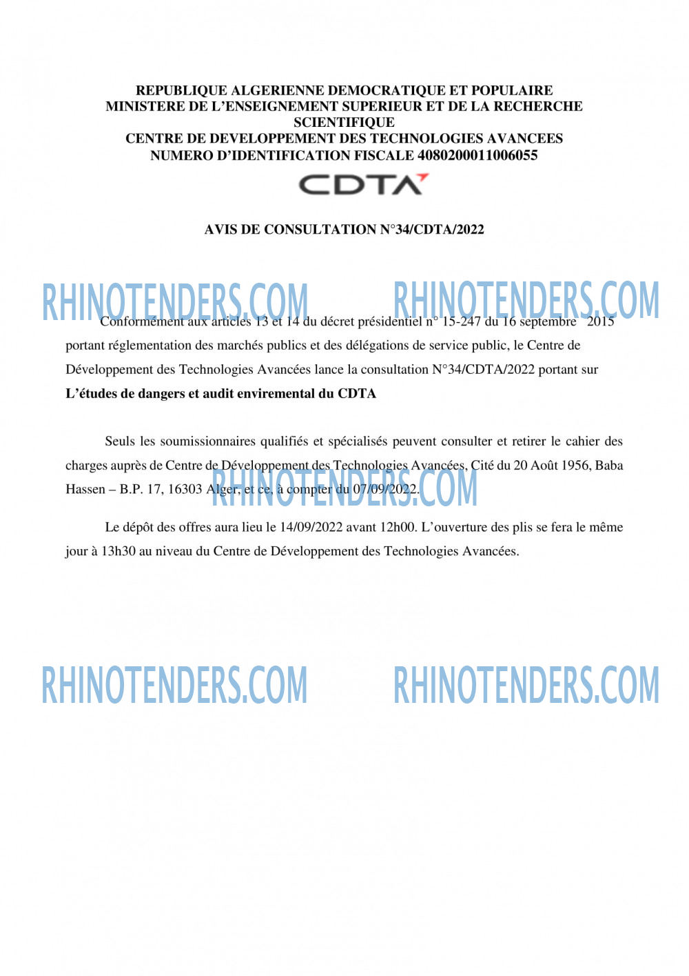Rhinotenders