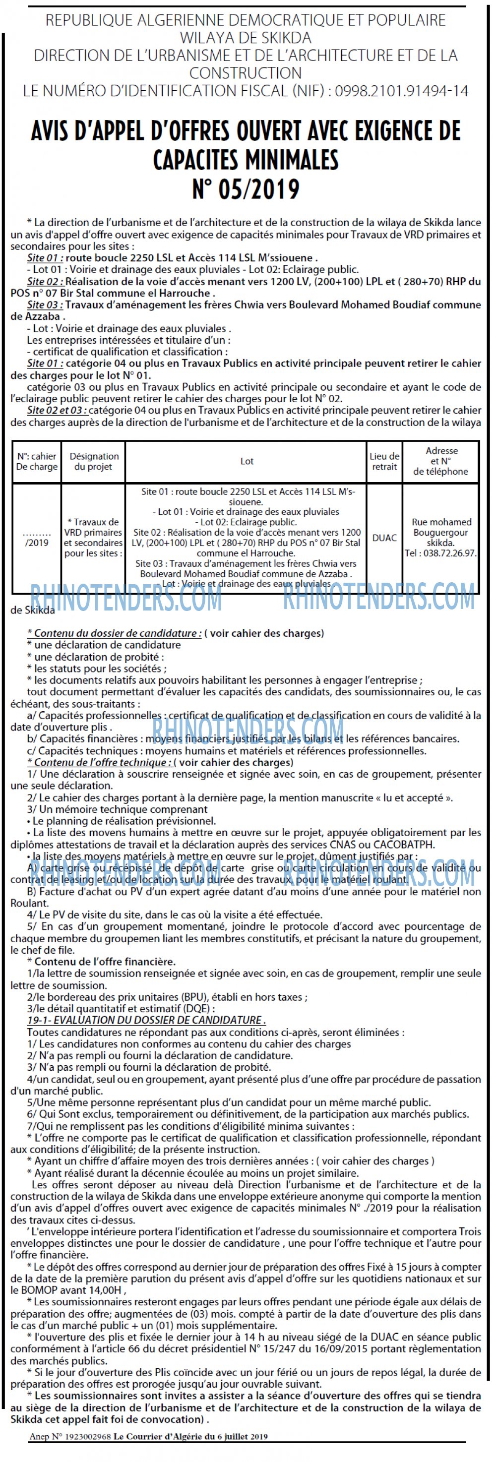 Le Courrier d'Algerie