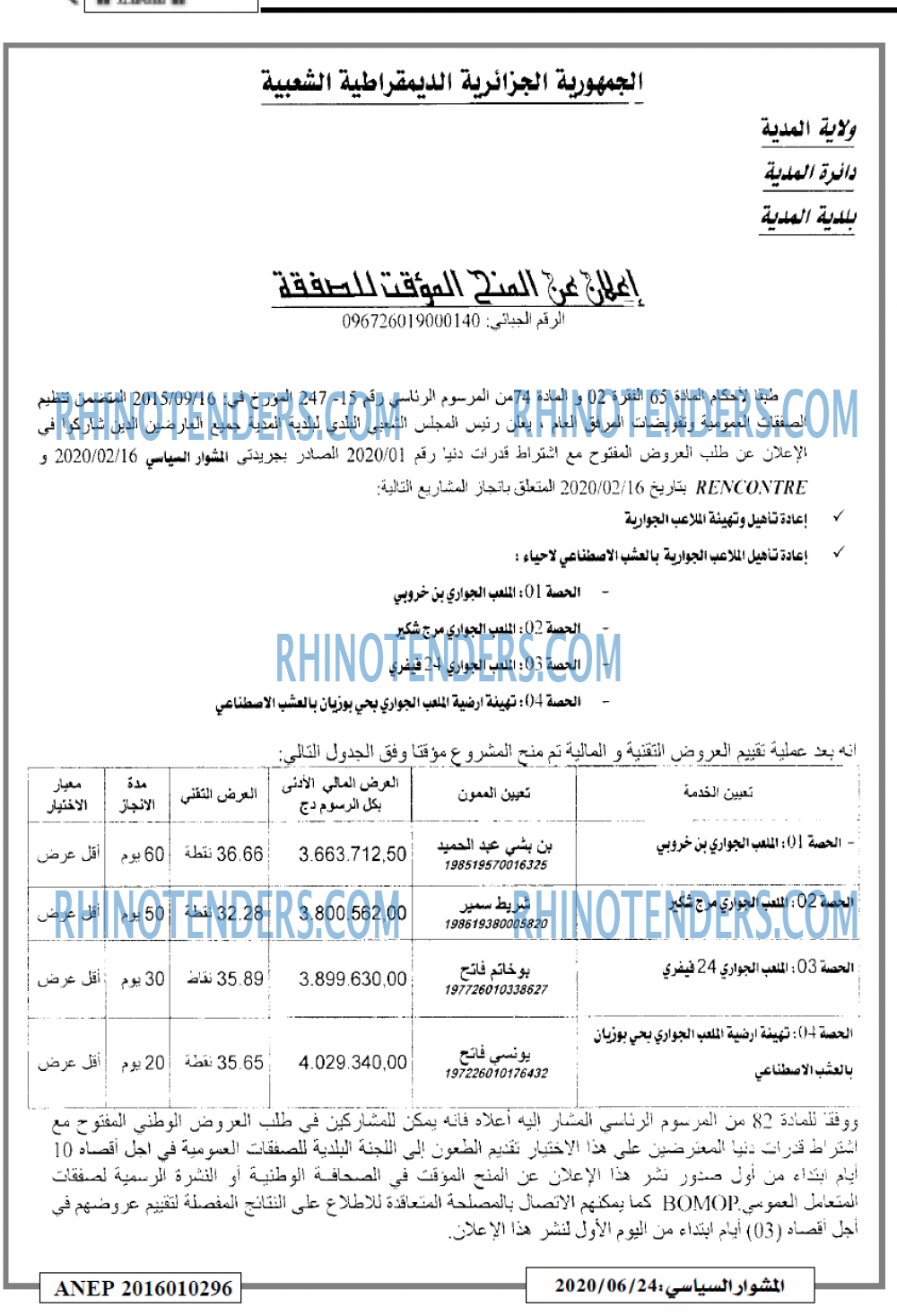 المشوار السياسي