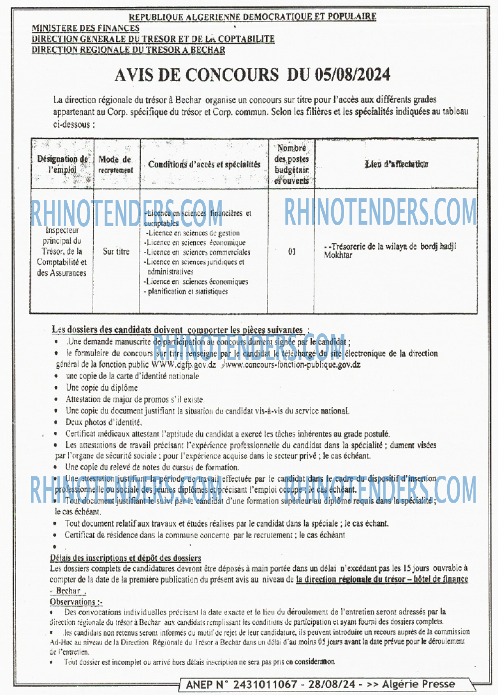 ALGERIE PRESSE
