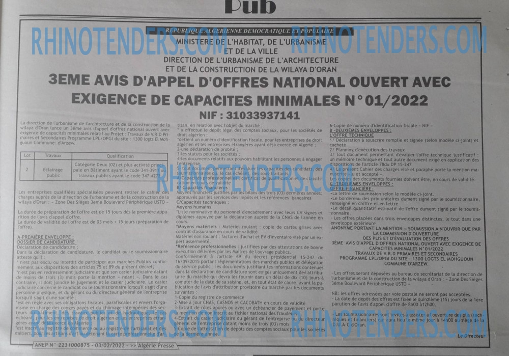 ALGERIE PRESSE