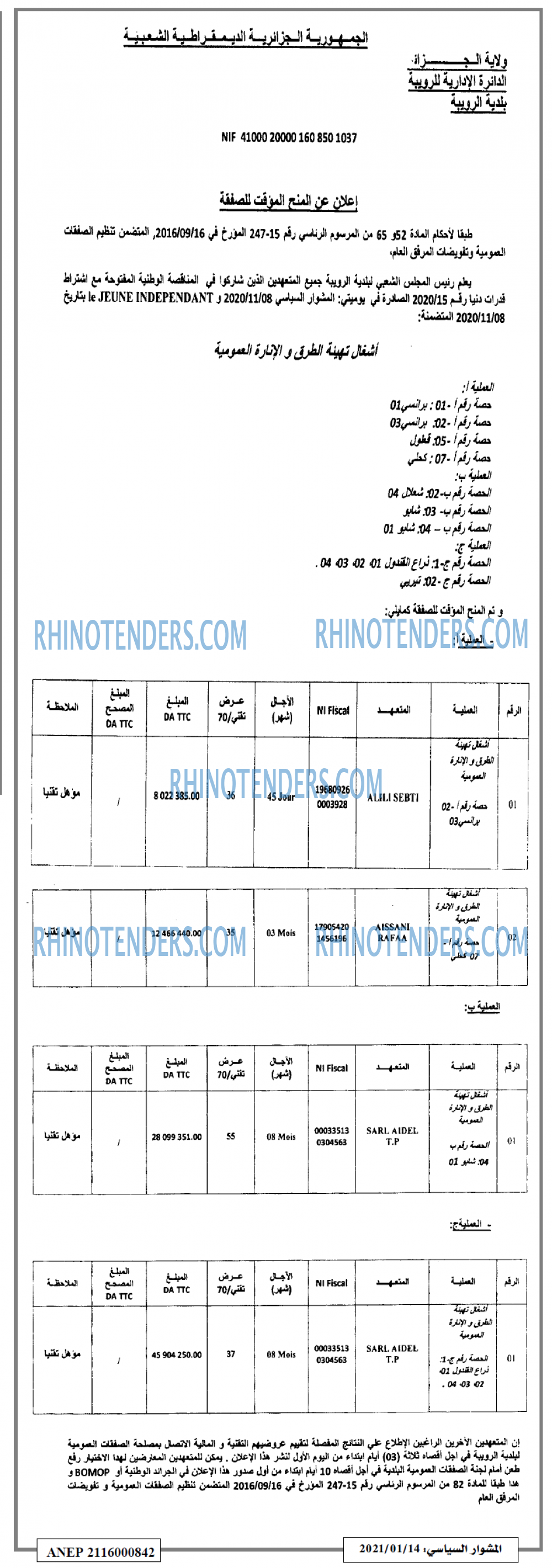 المشوار السياسي