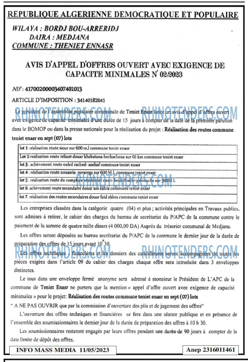 Infos Mass Media