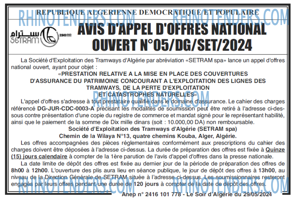 LE SOIR D'ALGERIE