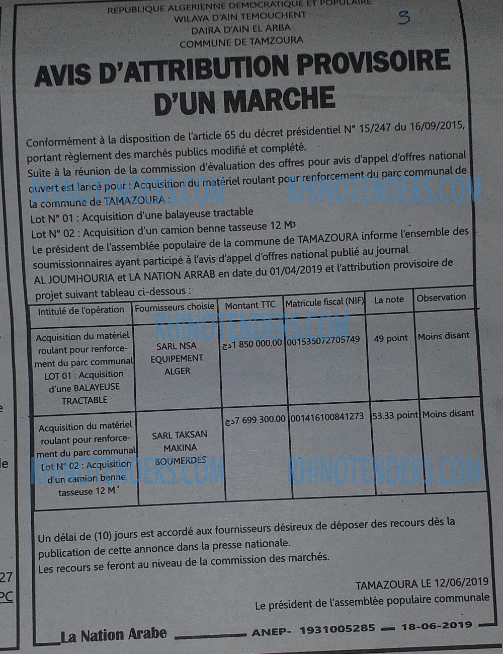 LA NATION ARABE