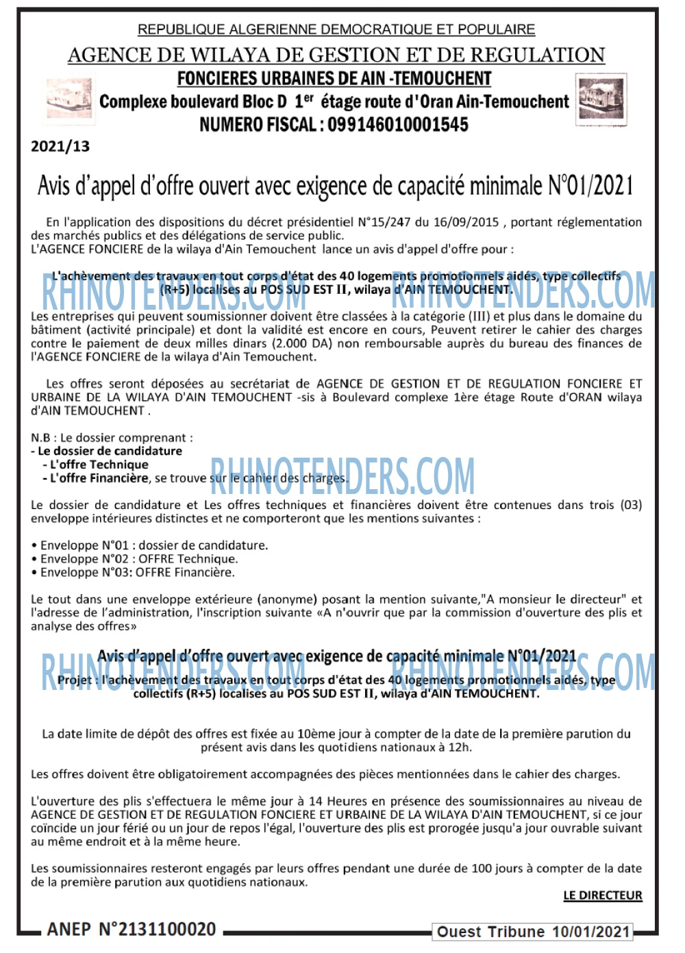 ouest TRIBUNE