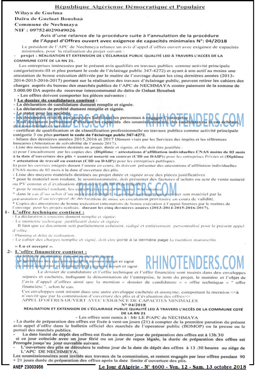 Le Jour d'Algérie