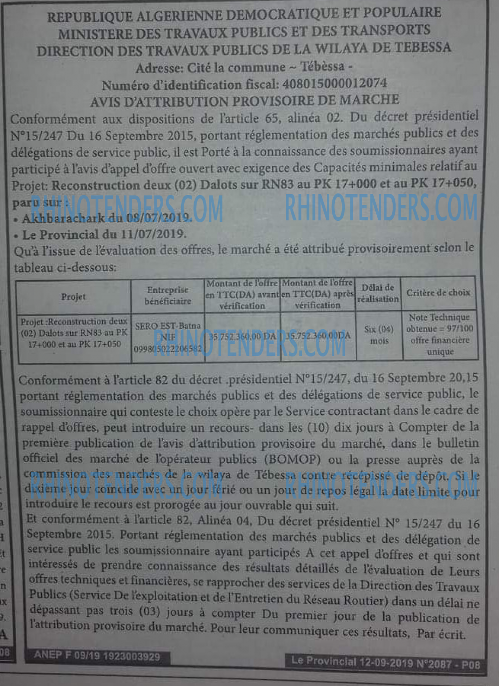 LE PROVINCIAL