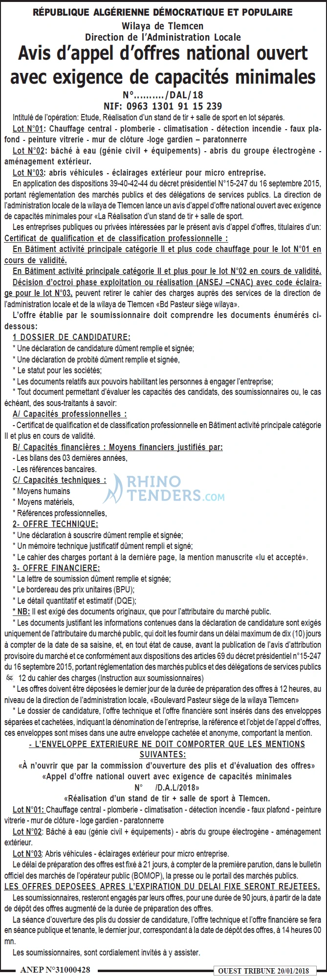 ouest TRIBUNE