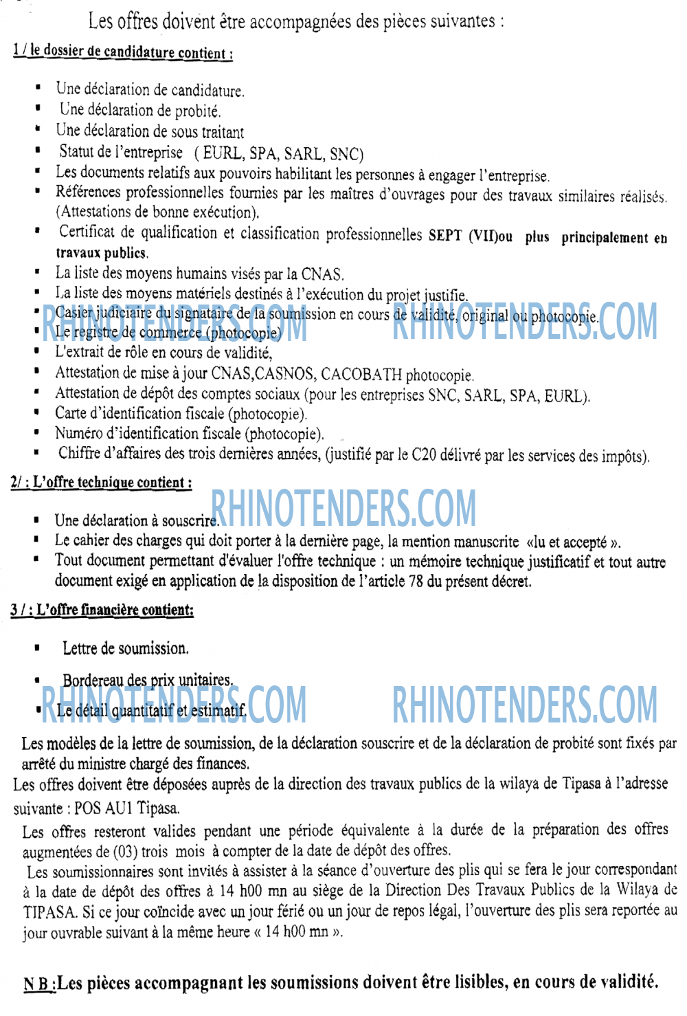 Le Chiffre d'Affaires