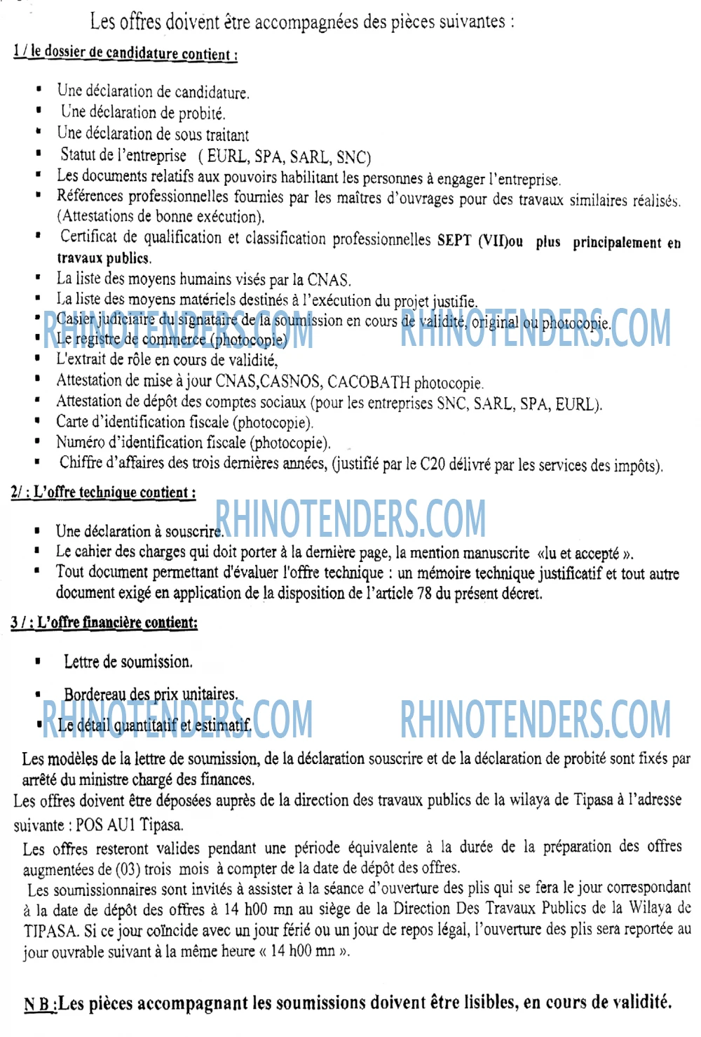Le Chiffre d'Affaires
